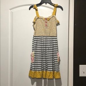 COPY - Matilda Jane gray striped dress